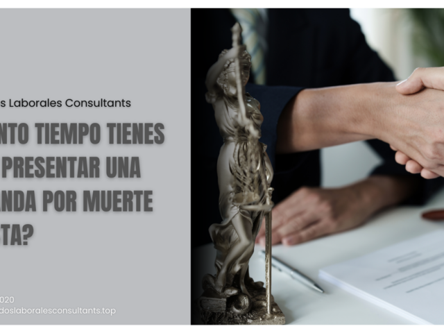 ¿Cuánto tiempo tienes para presentar una demanda por muerte injusta?
