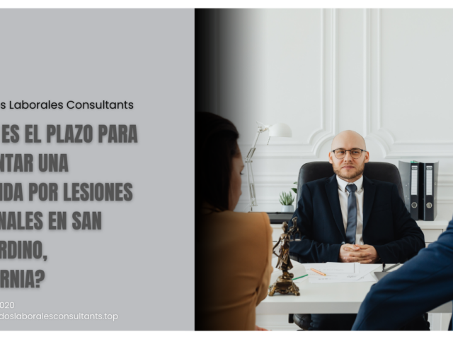 ¿Cuál es el plazo para presentar una demanda por lesiones personales en San Bernardino, California?