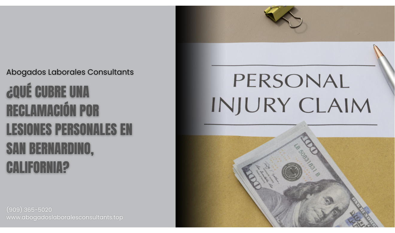 qué cubre reclamación por lesiones San Bernardino