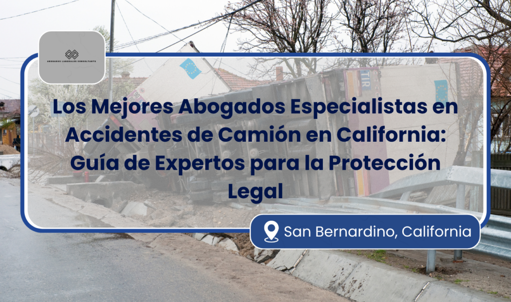 abogados especialistas en accidentes de camión en California