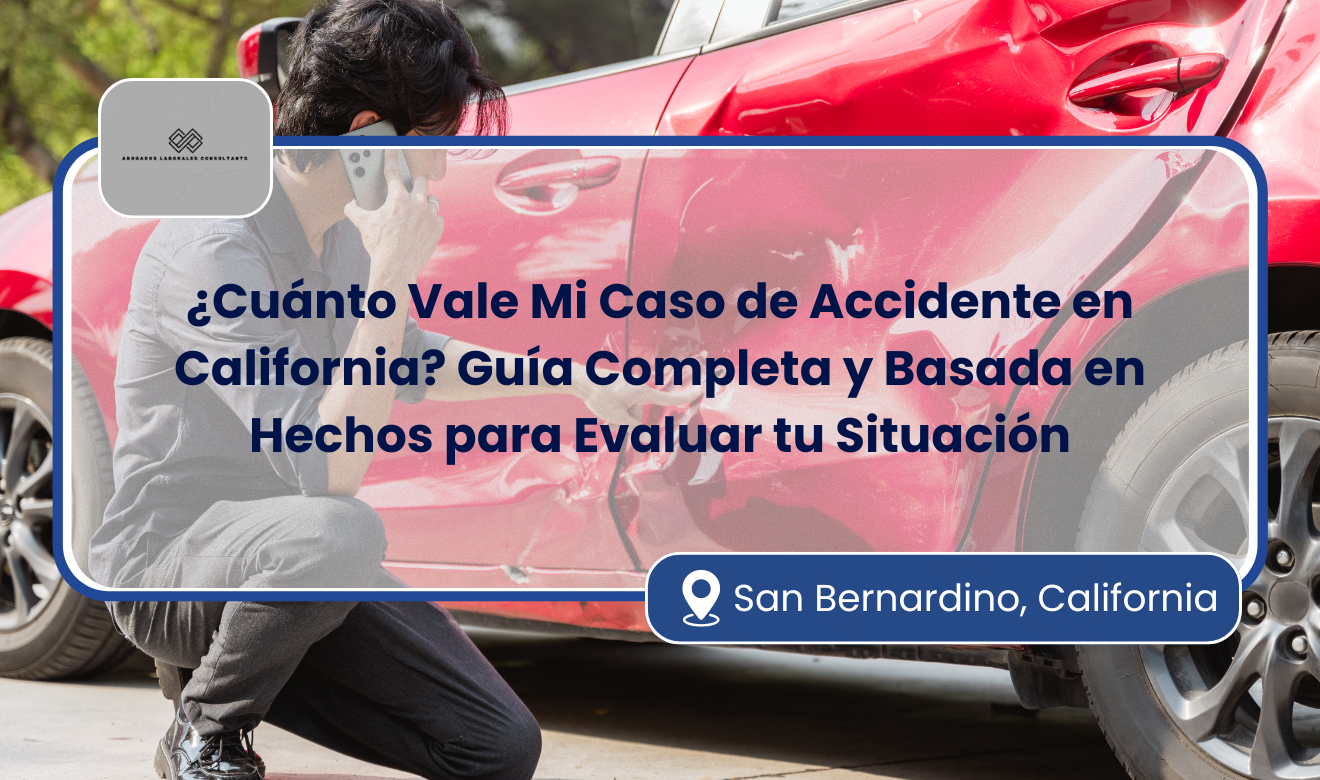 cuánto vale mi caso de accidente en California