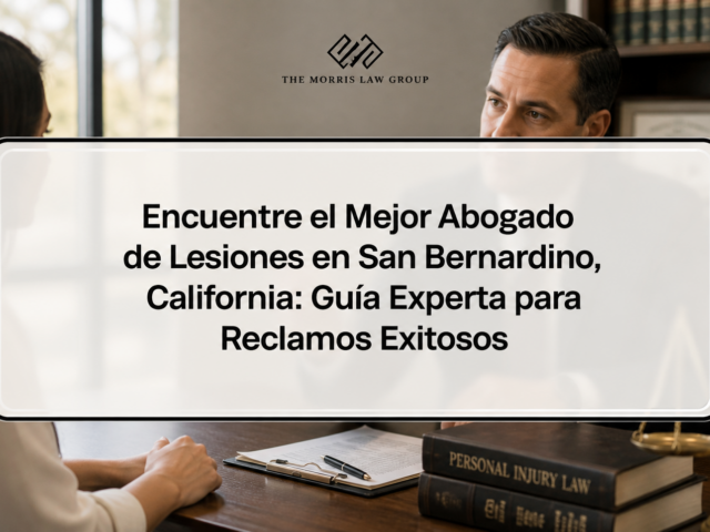 Encuentre el Mejor Abogado de Lesiones en San Bernardino, California: Guía Experta para Reclamos Exitosos